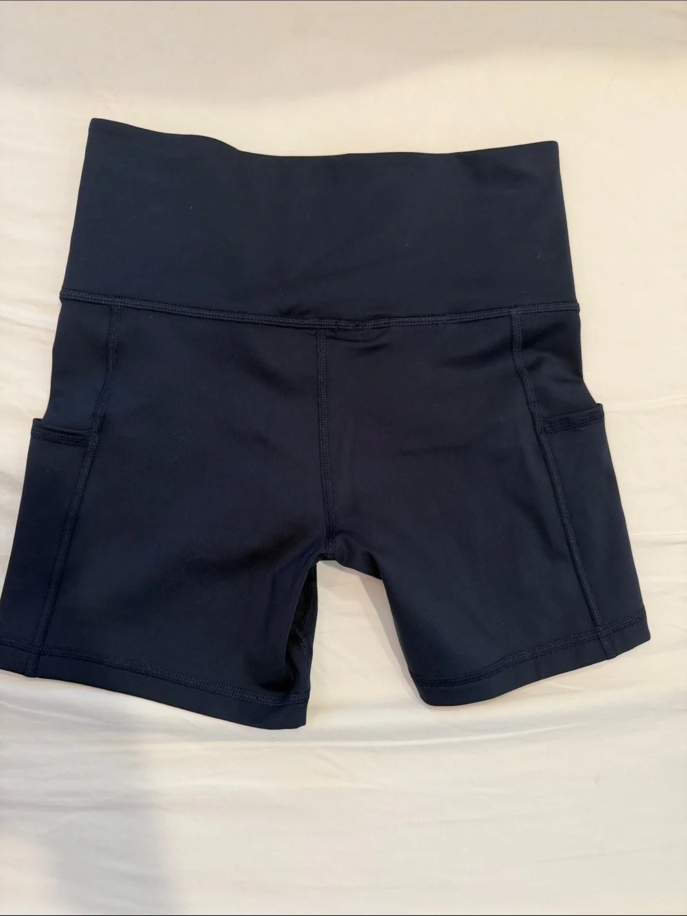 Lacoste Navy Athletic Shorts with Side Pockets - Picture 3 of 6
